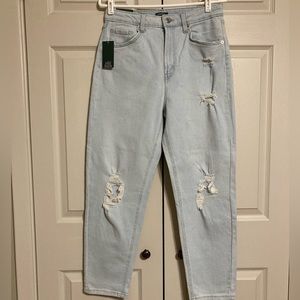 Wild Fable distressed Highest Rise MOM jeans size 8 / 29 NWT